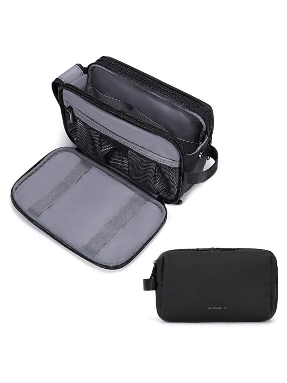 Water-Resistant Travel Toiletry Bag Dopp Kit Shaving Organizer